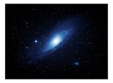 Tablou Canvas Spirala Albastră a Cosmosului Infinit, 39 x 26 cm, CMCLASS