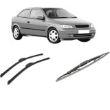 Cumpara ieftin Set 3 stergatoare OPEL ASTRA G Hatchback (T98) din 1998-2009, pentru parbriz si luneta fata si spate auto, Bosch Twin-Aerotwin Retrofit, din cauciuc s