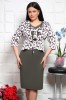 Compleu Elegant Firenze Olive Scurt - 48Marimea, Yves