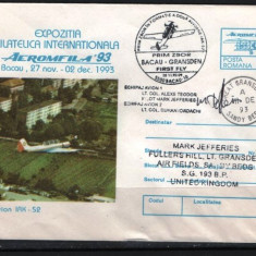 ROMANIA 1993 - AVIATIE. PRIM ZBOR AVION IAK-52. PLIC OCAZIONAL, FDCRO6