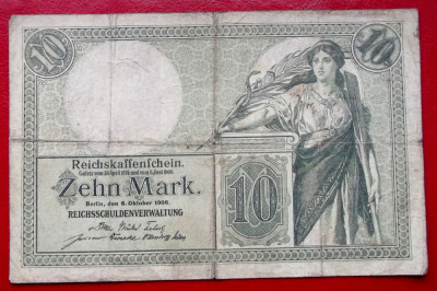 Germania 10 Mark 1906 seria 228 ** foto