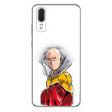 Husa compatibila cu Huawei P20 Silicon Gel Tpu Model One Punch Man Saitama