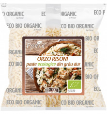 Orzo Risoni, paste bio din grau dur, 300g Pronat foto