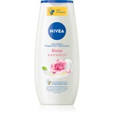 NIVEA Care &amp; Roses gel calmant pentru dus 250 ml