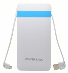 Baterie externa iUni PB16, 10000mAh, Dual USB, Powerbank, White foto