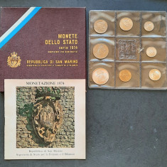 Set monede San Marino, 1974 - UNC - G 4039