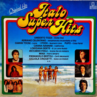 Various &amp;lrm;&amp;ndash; Italo Super Hits 1981 LP vinyl Ariola Germania italo disco pop rock foto