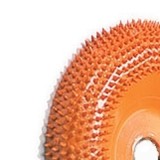 Disc sculptura lemn SABURR - Rotund - &Oslash; 100mm Foarte Aspru