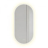 Oglindă LED OVL 50x100cm Gold