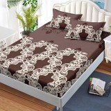 Cumpara ieftin Cearsaf de pat cu elastic si 2 fete de perna Velvet 180x200 cm (Finet)