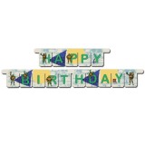 Banner HAPPY BIRTHDAY Teenage Mutant Ninja Turtle 180x15 cm
