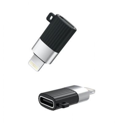 Adaptor conector XO Type C la Lightning (compatibil Iphone) Cod: NB149-D Automotive TrustedCars foto