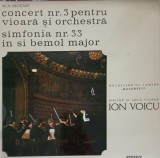 Disc vinil, LP. CONCERT NR. 3 PENTRU VIOARA SI ORCHESTRA IN SOL MAJOR-MOZART-279458