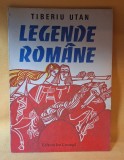 LEGENDE ROMANE - Editura Ion Creanga, anul 1985, carte de povesti pentru copii, ilustratii Genoveva Georgescu