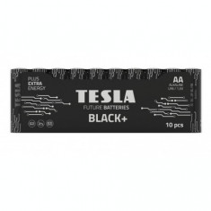 Set 10 baterii alcaline AA LR6 TESLA BLACK F10 1.5V