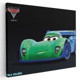 Tablou afis Cars2 Carla Veloso desene animate 2171 Tablou canvas pe panza CU RAMA 40x60 cm