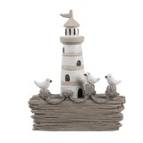 Cumpara ieftin Far Marin decorativ polirasina alba maro 10x4x12 cm