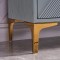 Piciorus metalic , Auriu &ndash; design modern si durabil, inaltime 130mm - Picior mobila ideal pentru mobilier elegant