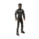 Cumpara ieftin Costum cu muschi Black Panther Deluxe pentru baiat - Avengers 104-116 cm 4-6 ani, Marvel
