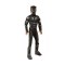 Costum cu muschi Black Panther Deluxe pentru baiat - Avengers 104-116 cm 4-6 ani