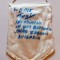Fanion(cu dedicatie)-JOCURILE BALCANICE DE ATLETISM - Stara Zagora-an 1985