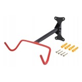 Cumpara ieftin Suport bicicleta de perete din metal, carlig cauciucat, montare cu ancore, pentru 1 bicicleta