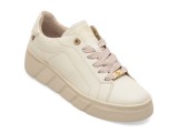 Pantofi sport RIEKER albi, W2601, din piele naturala