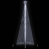 VidaXL Pom de Crăciun LED 789 LED-uri Alb Rece 476 cm