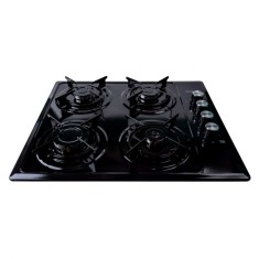 Plita aragaz 4 ochiuri, incorporabila, gaz, aprindere electrica, otel emailat, foto