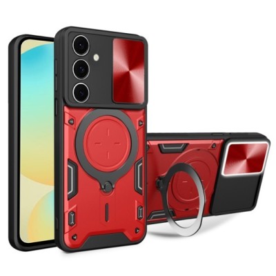 Husa pentru Samsung Galaxy S24 FE - Techsuit CamGuard Pro - Red foto