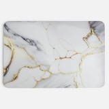 Covoras de baie super absorbant, Marble, 60x40 cm, Gri, CMCLASS