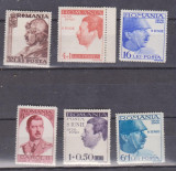 ROMANIA 1940 LP 139, CAROL II, 10 ANI DE DOMNIE, SERIE MNH