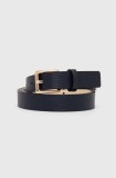 Answear Lab curea de piele femei, culoarea bej