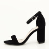 Sandale negre elegante Sabina, 38, 39, 41, Negru