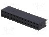 Conector 26 pini, seria {{Serie conector}}, pas pini 2,54mm, CONNFLY - DS1023-2*13S21