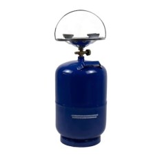 Butelie camping, cu arzator detasabil inclus, capacitate 5L, diametru arzator de 21.5 cm, albastru foto