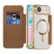 Husa MagSafe pentru Apple iPhone 17 Air, Techsuit, SmartMag Book, Maro