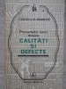 Proverbele Lumii Calitati Defecte - Mircea Duduleanu, 1978, Albatros, Cogito, Filosofie, Carte Veche, Romana