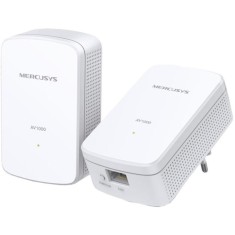 Kit adaptoare Powerline Mercusys cu HomePlug AV2 Port Ethernet Gigabit - MP500 KIT SafetyGuard Surveillance foto