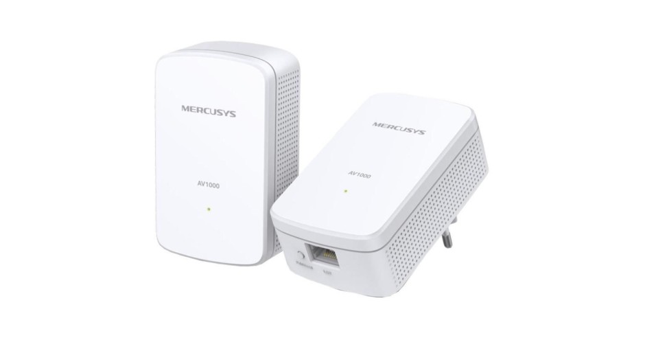 Kit adaptoare Powerline Mercusys cu HomePlug AV2 Port Ethernet Gigabit ...