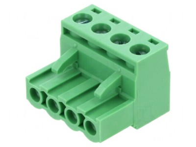 Regletă de Conexiuni Deconectabilă 5mm 4 Piste Drept Mufă foto