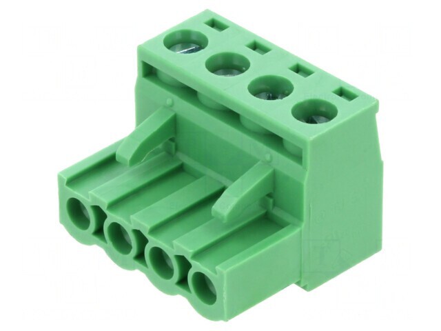 Regletă de Conexiuni Deconectabilă 5mm 4 Piste Drept Mufă