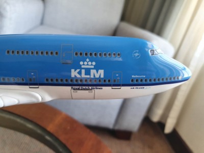 Macheta uriașă de avion KLM | Decoratie | Perfect pentru Cadou foto