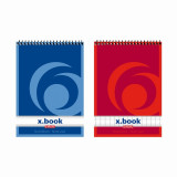 Bloc Notes A7 50f Spirala Patratele X.book, Herlitz