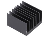 Radiator extrudat cu aripioare BGA negru 31x31mm