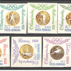 Romania.1964 Medalii olimpice nedantelate DR.126
