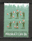 Polonia.2010 100 ani organizatia de cercetasi MP.491, Nestampilat