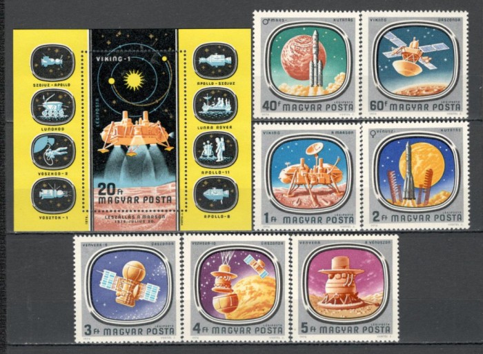 Ungaria.1976 Posta aeriana-Cosmonautica SU.445