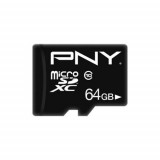 Card PNYTECH microSDXC Performance Plus 64GB Class 10, PNY