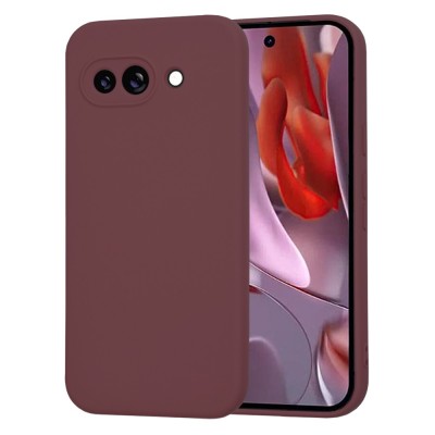 Husa silicon Google Pixel 9a Techsuit SoftFlex, bordo foto